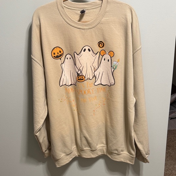 Gildan Tops - Daily Grind Halloween Ghost Sweatshirt